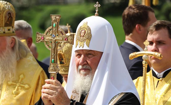 На фото: патриарх Московский и всея Руси Кирилл