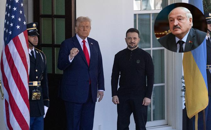 На фото: президент США Дональд Трамп и президент Украины Владимир Зеленский