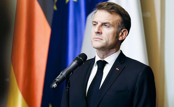 На фото: президент Франции Эммануэль Макрон