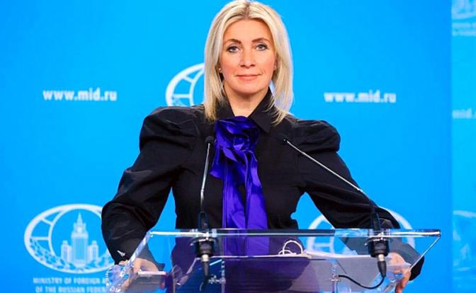 На фото: официальный представитель МИД РФ Мария Захарова.