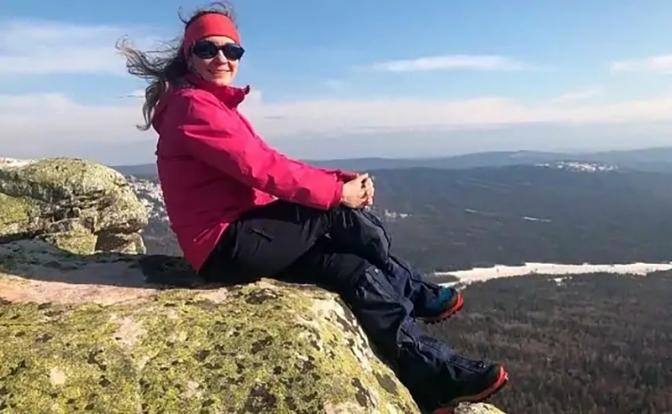 На фото: альпинистка Наталья Наговицына.