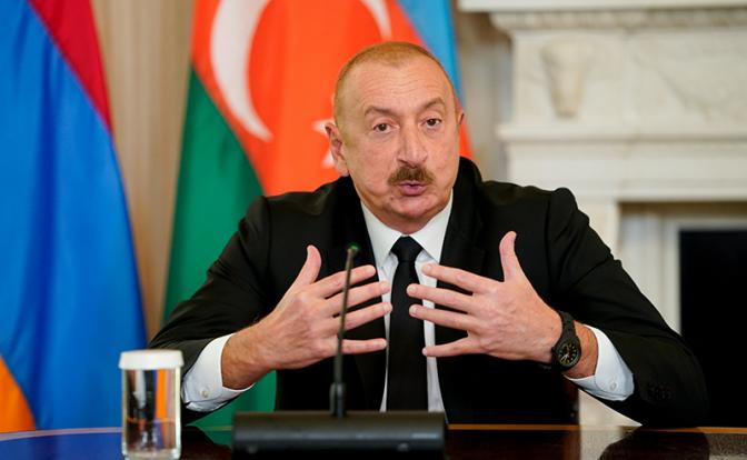 На фото: президент Азербайджана Ильхам Алиев
