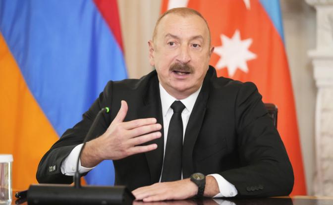 На фото: президент Азербайджана Ильхам Алиев