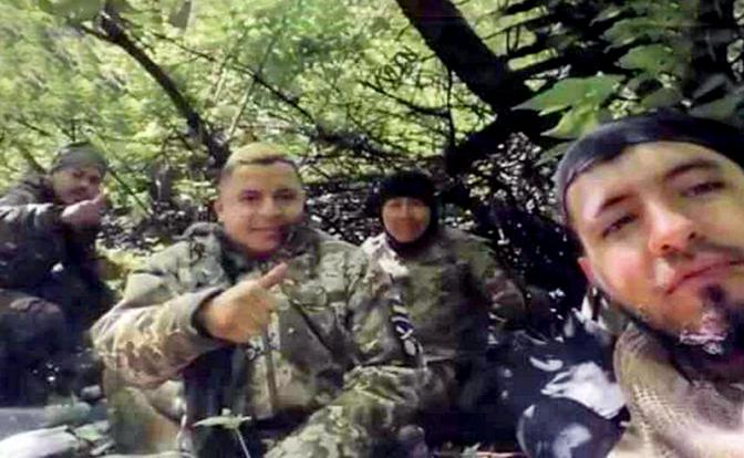 На фото: наёмники из Колумбии в рядах ВСУ.