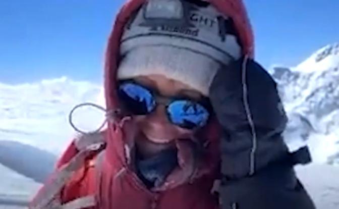 На фото: альпинистка Наталья Наговицына.