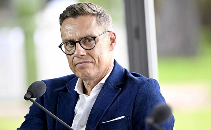 На фото: президент Финляндии Александр Стубб