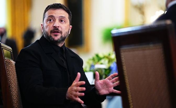 На фото: президент Украины Владимир Зеленский