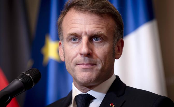 На фото: президент Франции Эммануэль Макрон