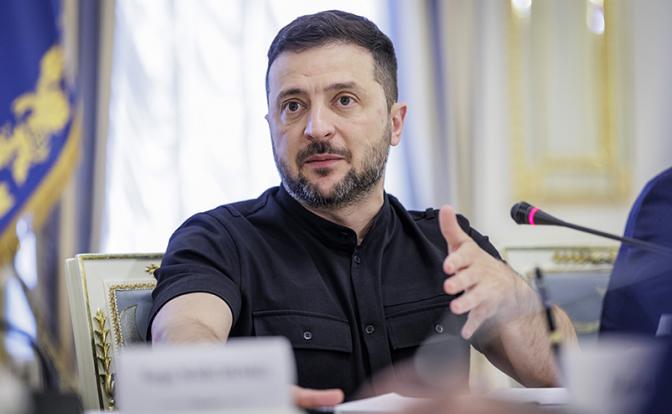 На фото: президент Украины Владимир Зеленский