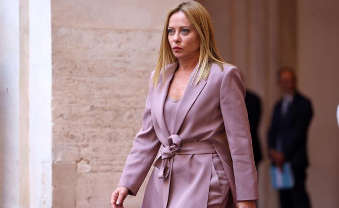 На фото: премьер-министр Италии Джорджа Мелони