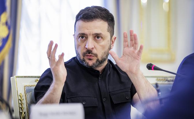 На фото: президент Украины Владимир Зеленский