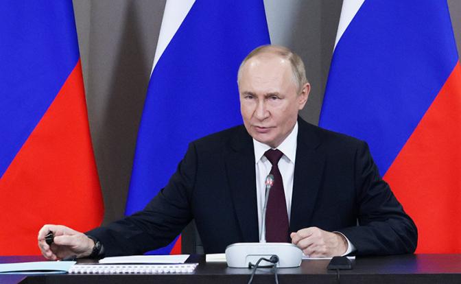 На фото: президент РФ Владимир Путин