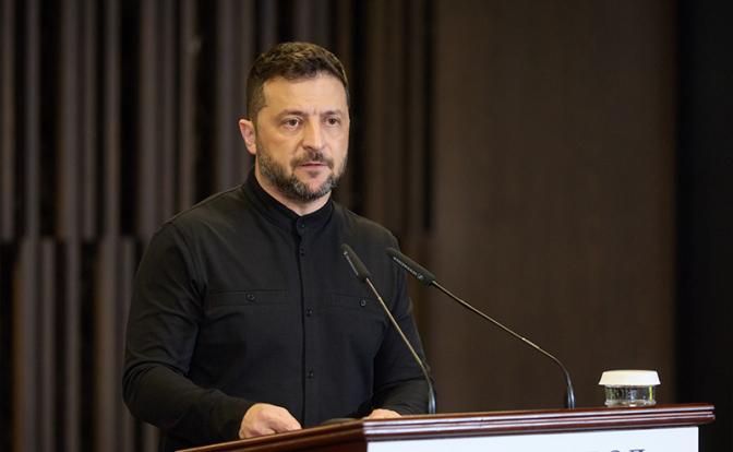 На фото: президент Украины Владимир Зеленский