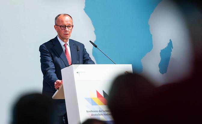 На фото: канцлер Германии Фридрих Мерц