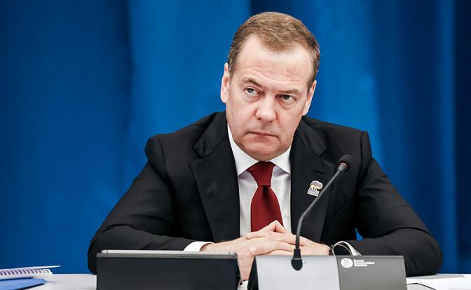 На фото: зампред Совбеза РФ Дмитрий Медведев