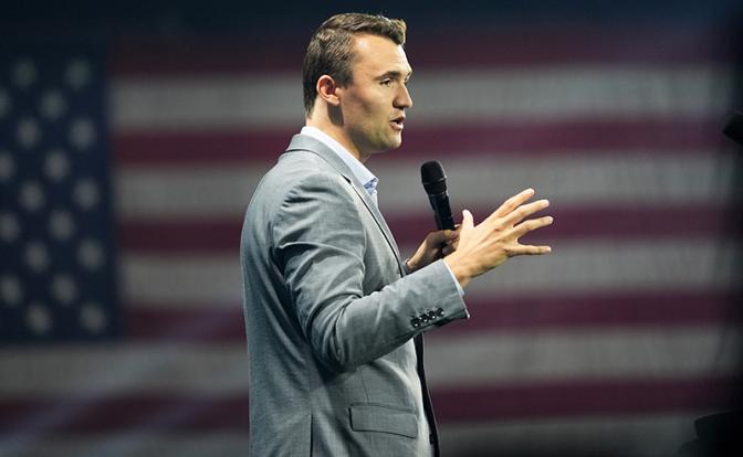 На фото: основатель консервативной организации Turning Point USA Чарли Кирк. Архивное фото.