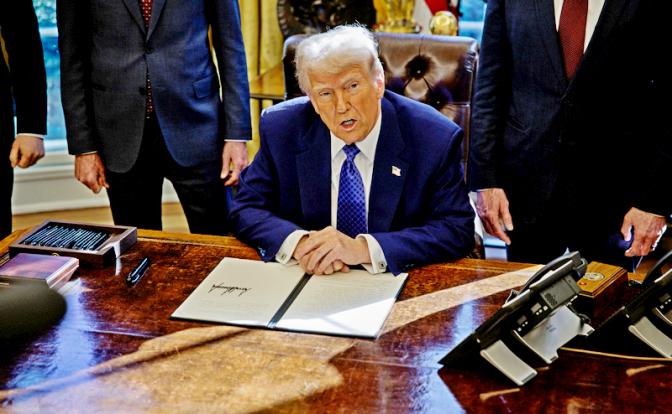 На фото: президент США Дональд Трамп.