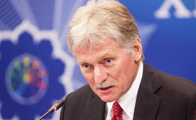 На фото: официальный представитель Кремля Дмитрий Песков