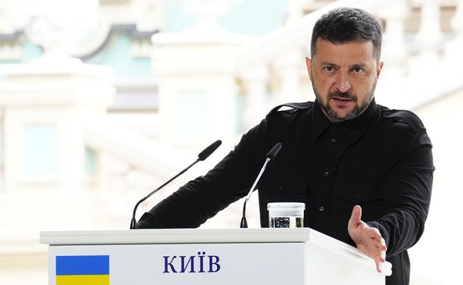 На фото: президент Украины Владимир Зеленский