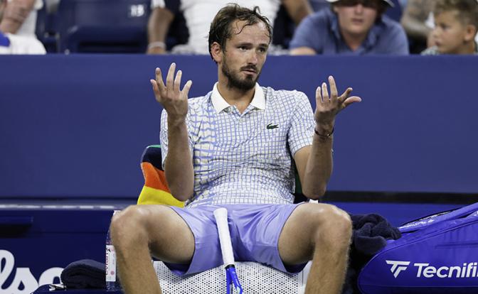 На фото: российский теннисист Даниил Медведев