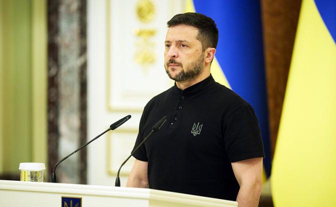 На фото: президент Украины Владимир Зеленский