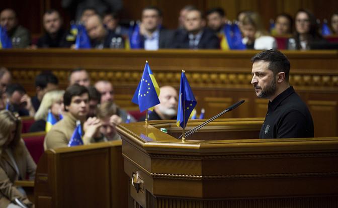 На фото: президент Украины Владимир Зеленский
