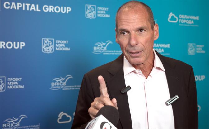 На фото: экс-министр финансов Греции Янис Варуфакис