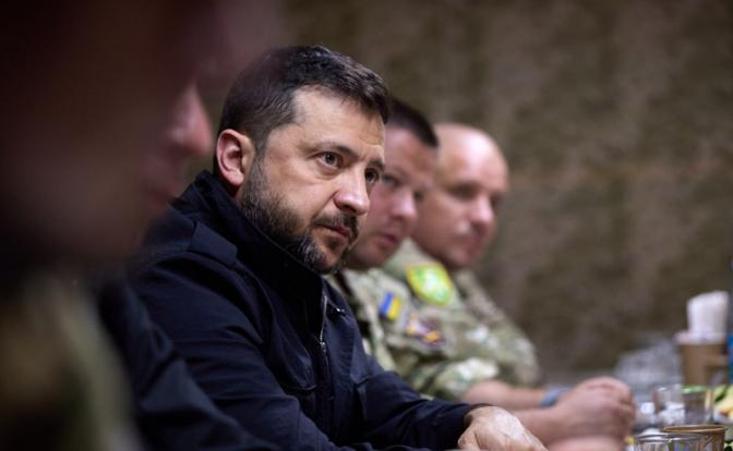 На фото: президент Украины Владимир Зеленский