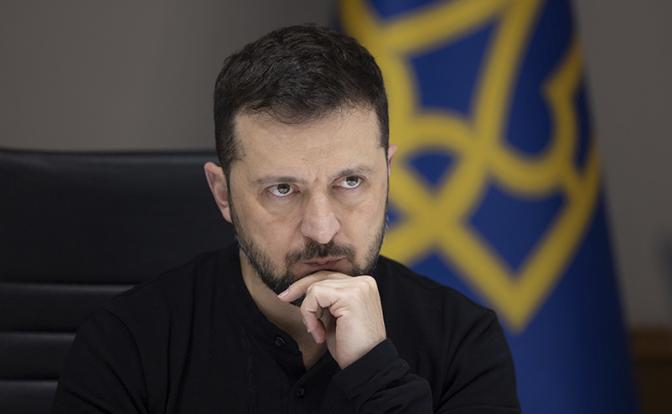 На фото: президент Украины Владимир Зеленский