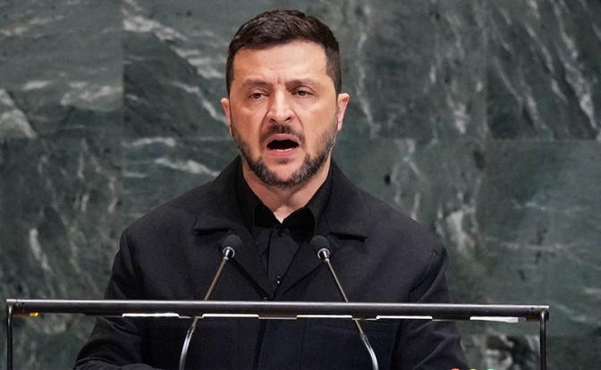 На фото: президент Украины Владимир Зеленский