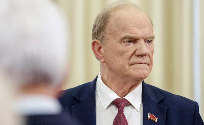 На фото: лидер КПРФ Геннадий Зюганов