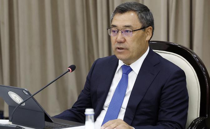 На фото: президент Киргизии Садыр Жапаров