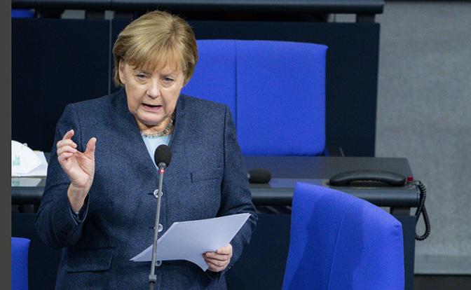На фото: бывший канцлер Германии Ангела Меркель.