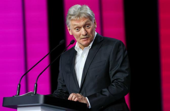 На фото: пресс-секретарь российского президента Дмитрий Песков.