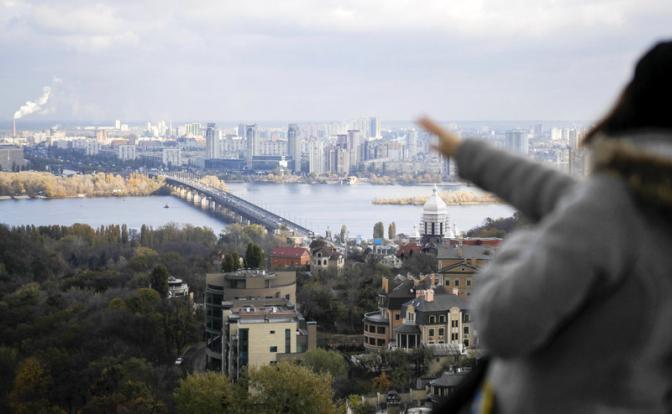 На фото: виды Киева, Украина.