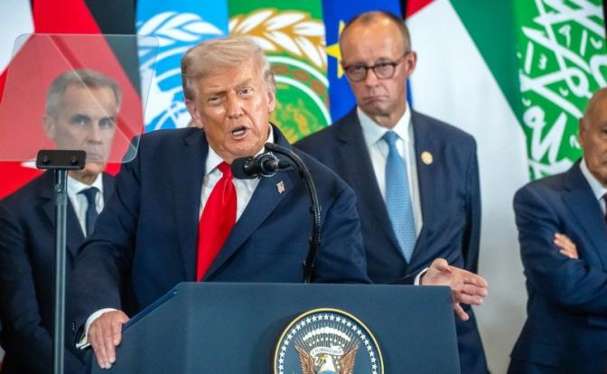 На фото: президент США Дональд Трамп.