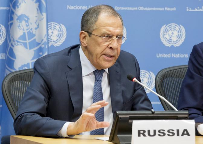 На фото: глава МИД РФ Сергей Лавров.