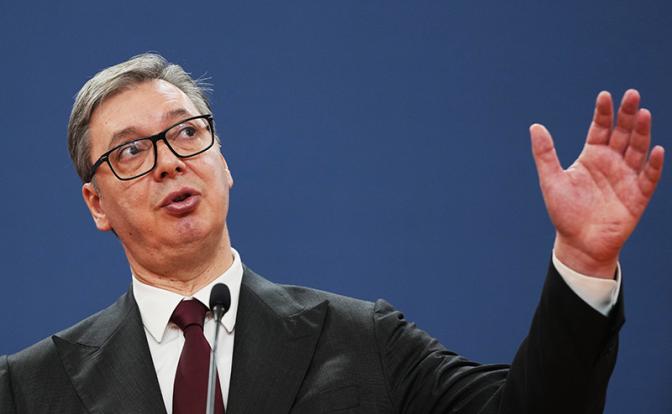 На фото: президент Сербии Александр Вучич