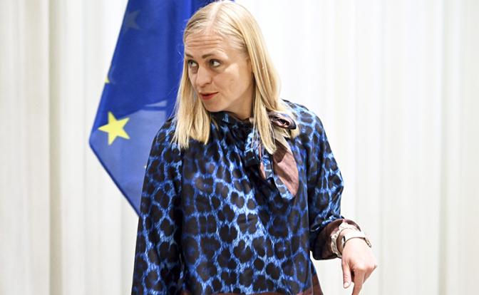 На фото: министр иностранных дел Финляндии Элина Валтонен