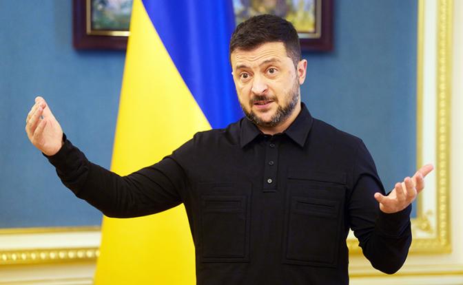 На фото: президент Украины Владимир Зеленский