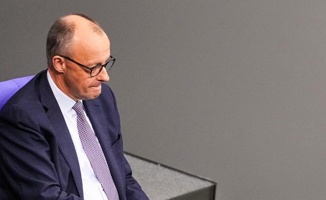 На фото: канцлер ФРГ Фридрих Мерц.