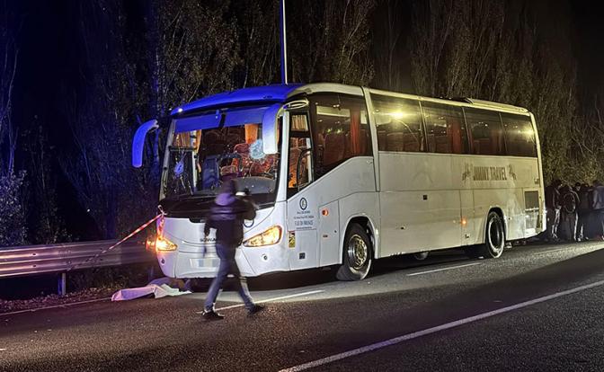 Водитель автобуса погиб от рук спортивных фанатов