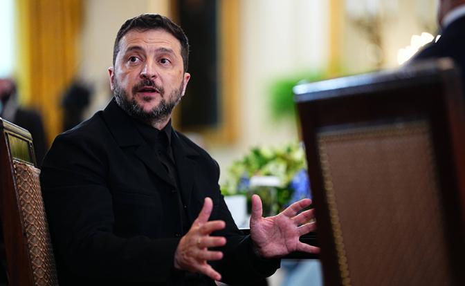 На фото: президент Украины Владимир Зеленский