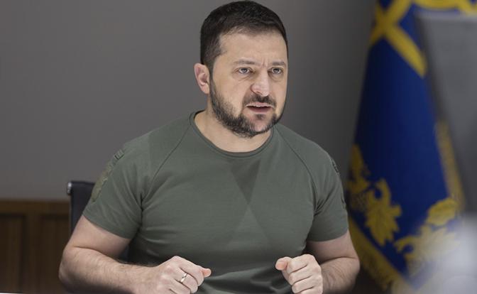 На фото: президент Украины Владимир Зеленский