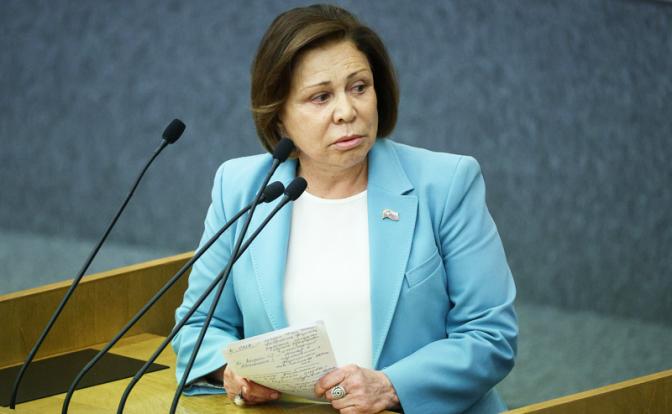 на фото: депутат Госдумы от «Единой России» Ирина Роднина