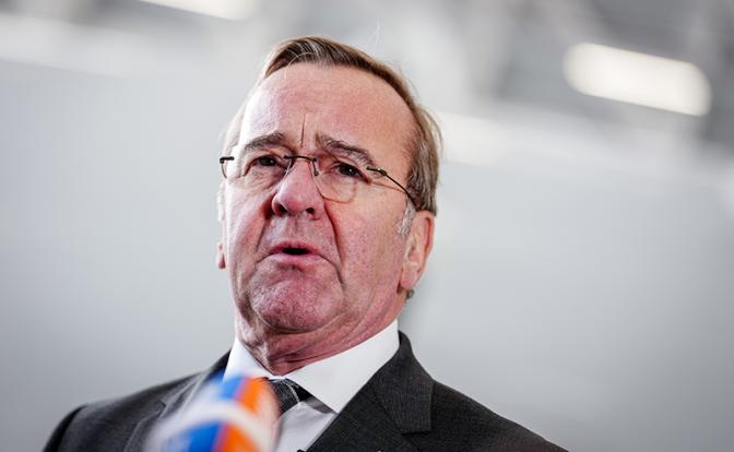 На фото: министр обороны Германии Борис Писториус