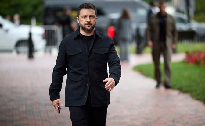 На фото: президент Украины Владимир Зеленский