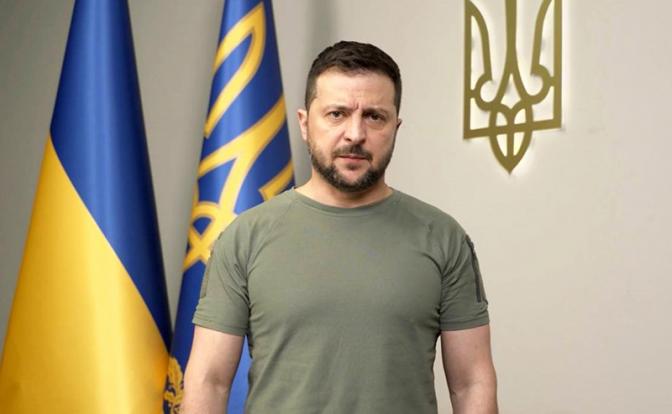 На фото: президент Украины Владимир Зеленский