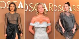 Красная дорожка премии Governors Awards 2025. Адам Сэндлер, Дженнифер Лопес, Леонардо Ди Каприо, Эмма Стоун: Лучшие наряды знаменитостей