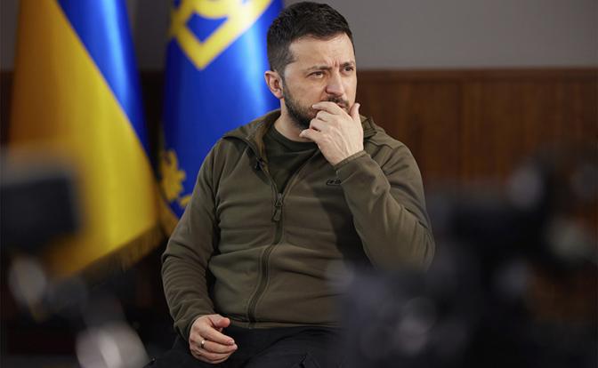 На фото: президент Украины Владимир Зеленский